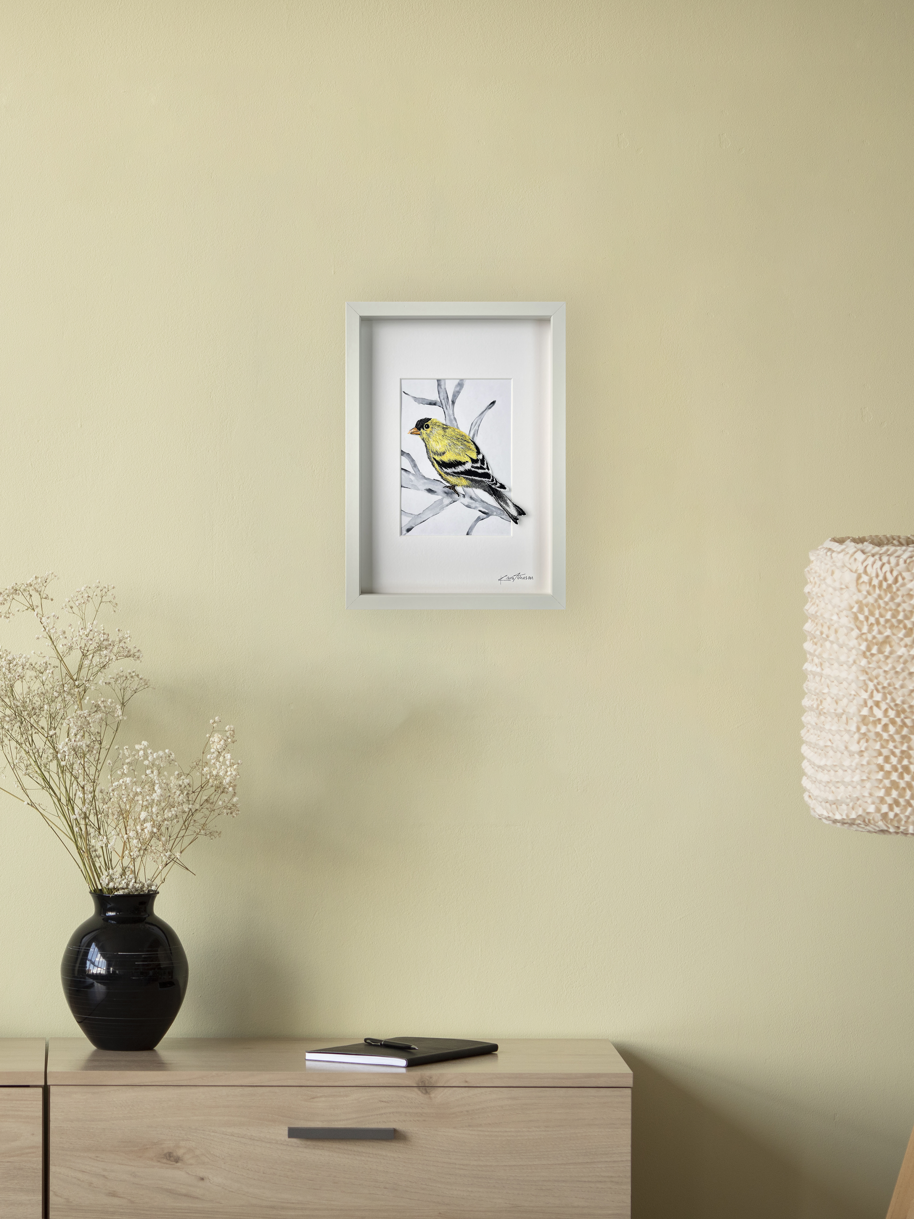 American Goldfinch Embroidery