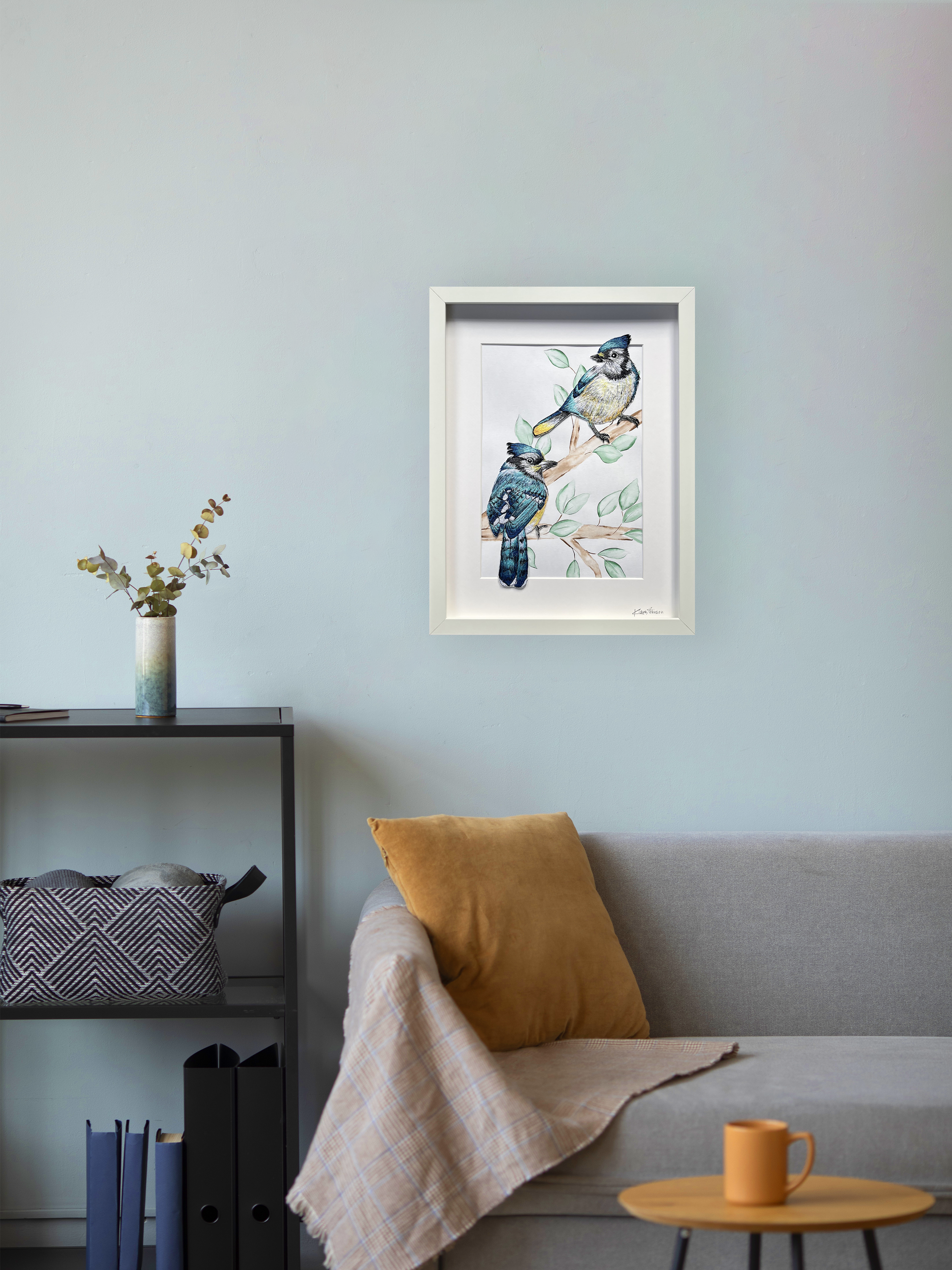 Blue Jay Embroidery