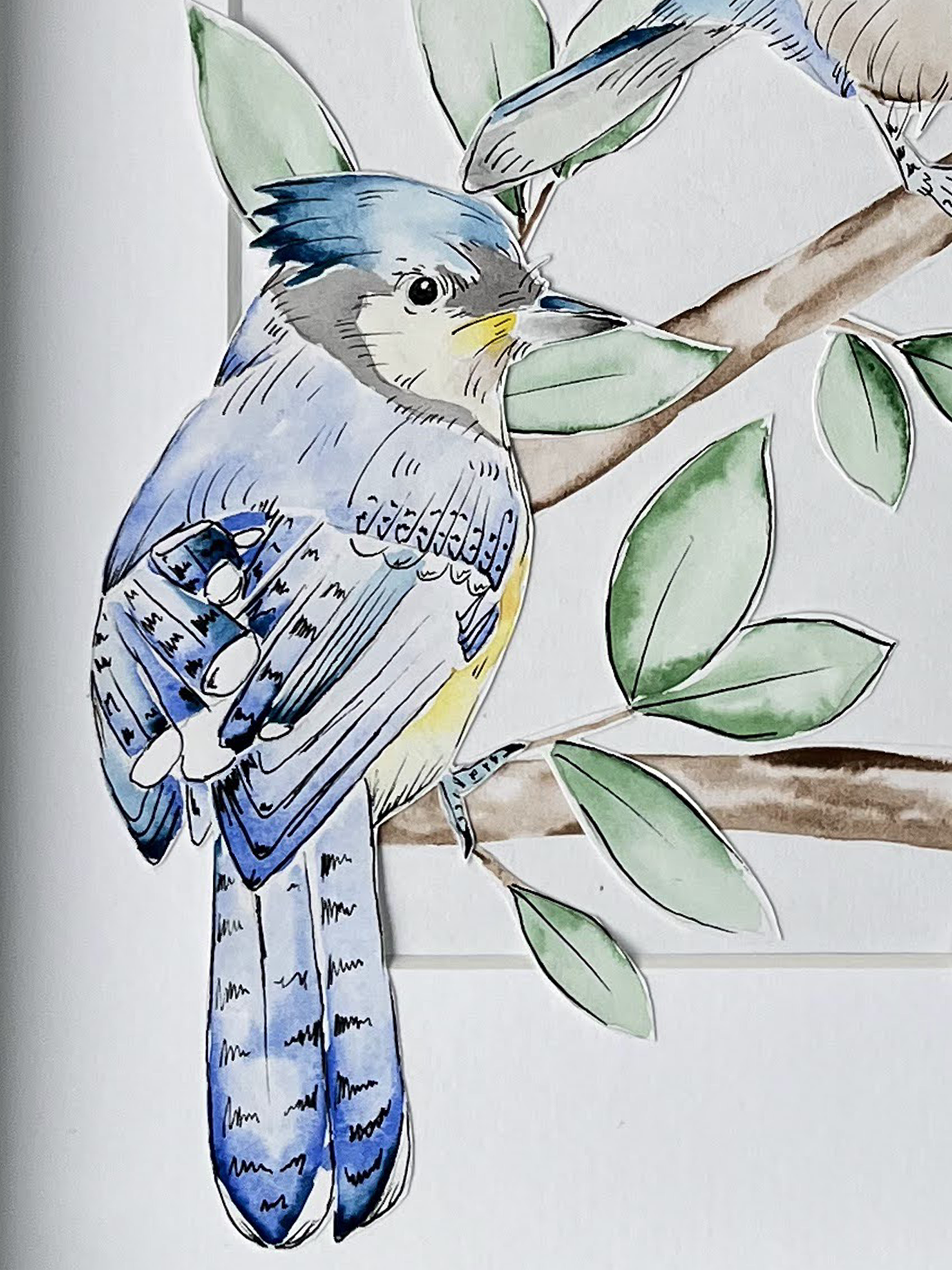 Blue Jay Painting
