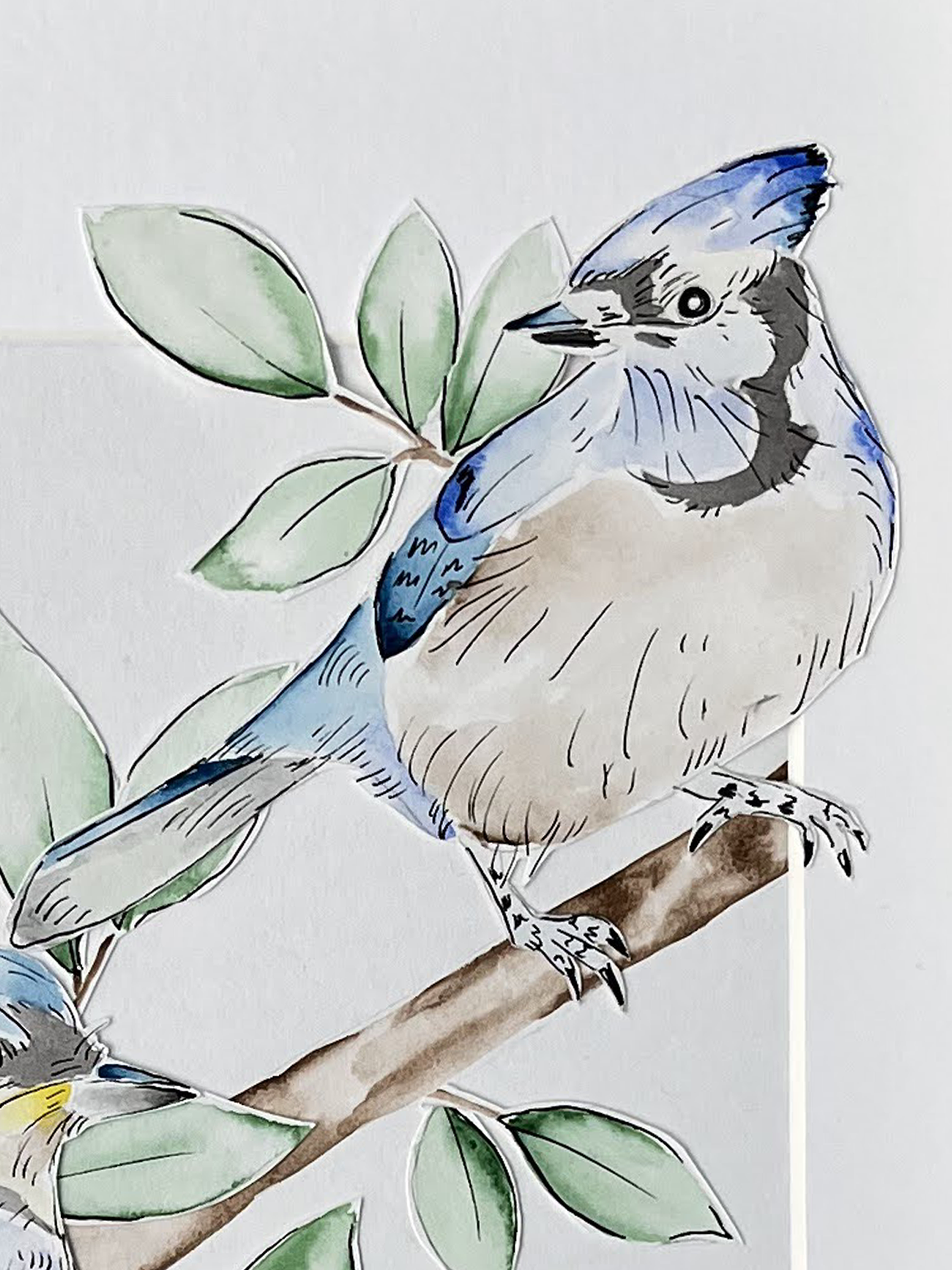 Blue Jay Painting