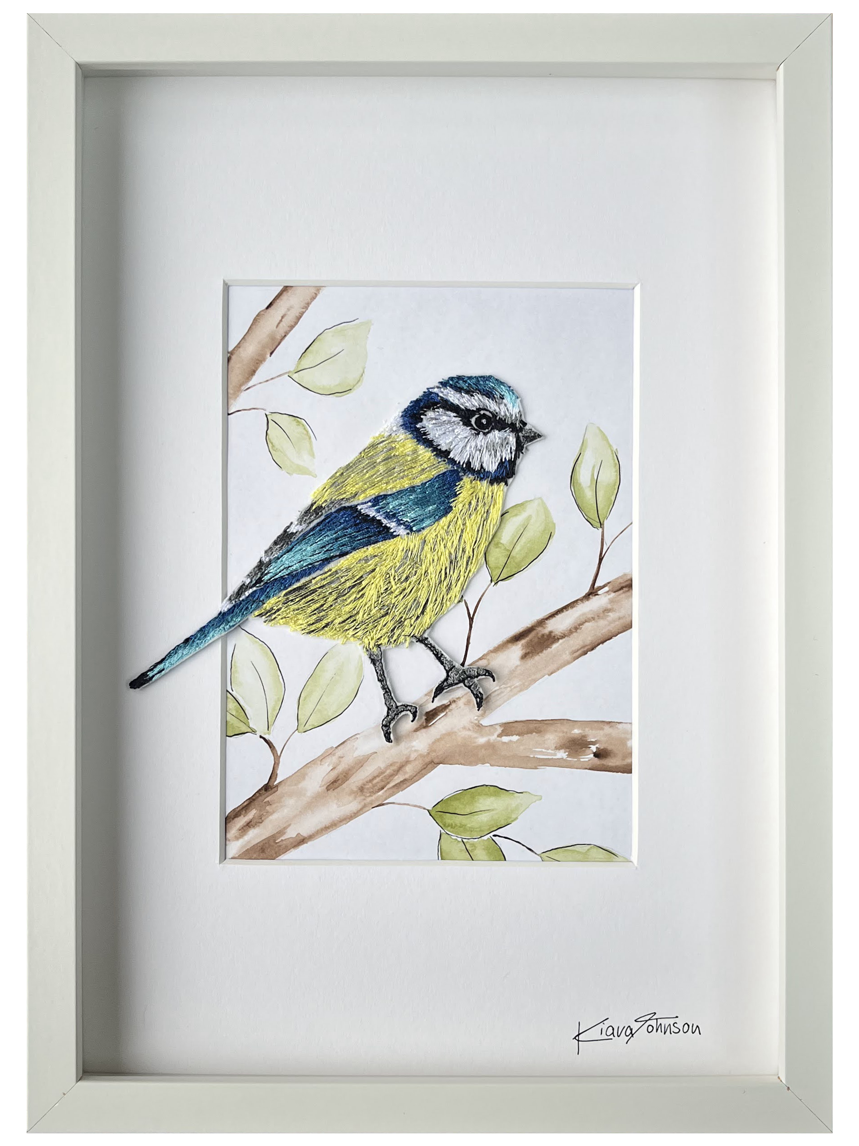 Blue Tit Embroidery
