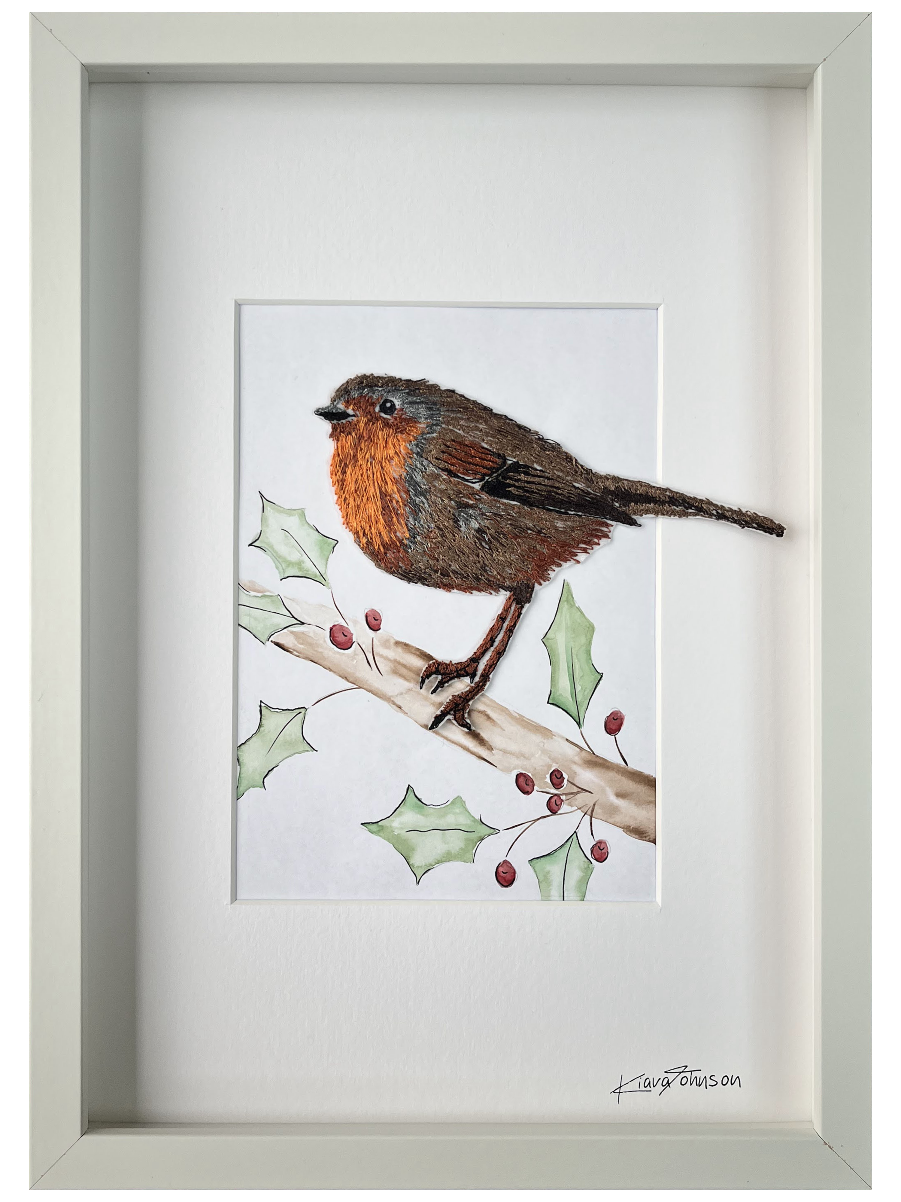 Robin Embroidery