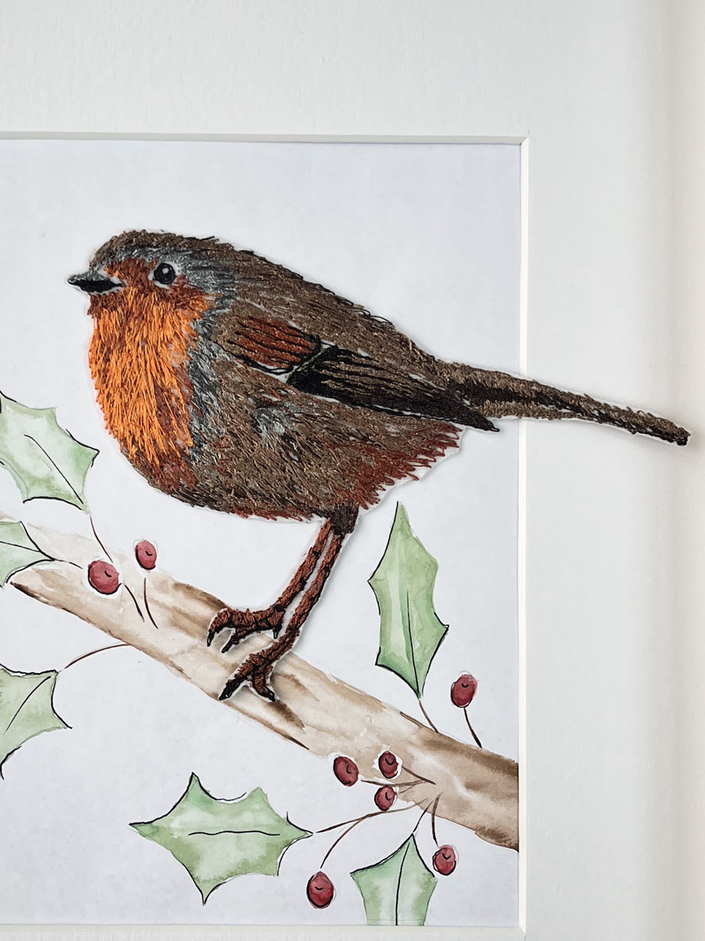 Robin Embroidery