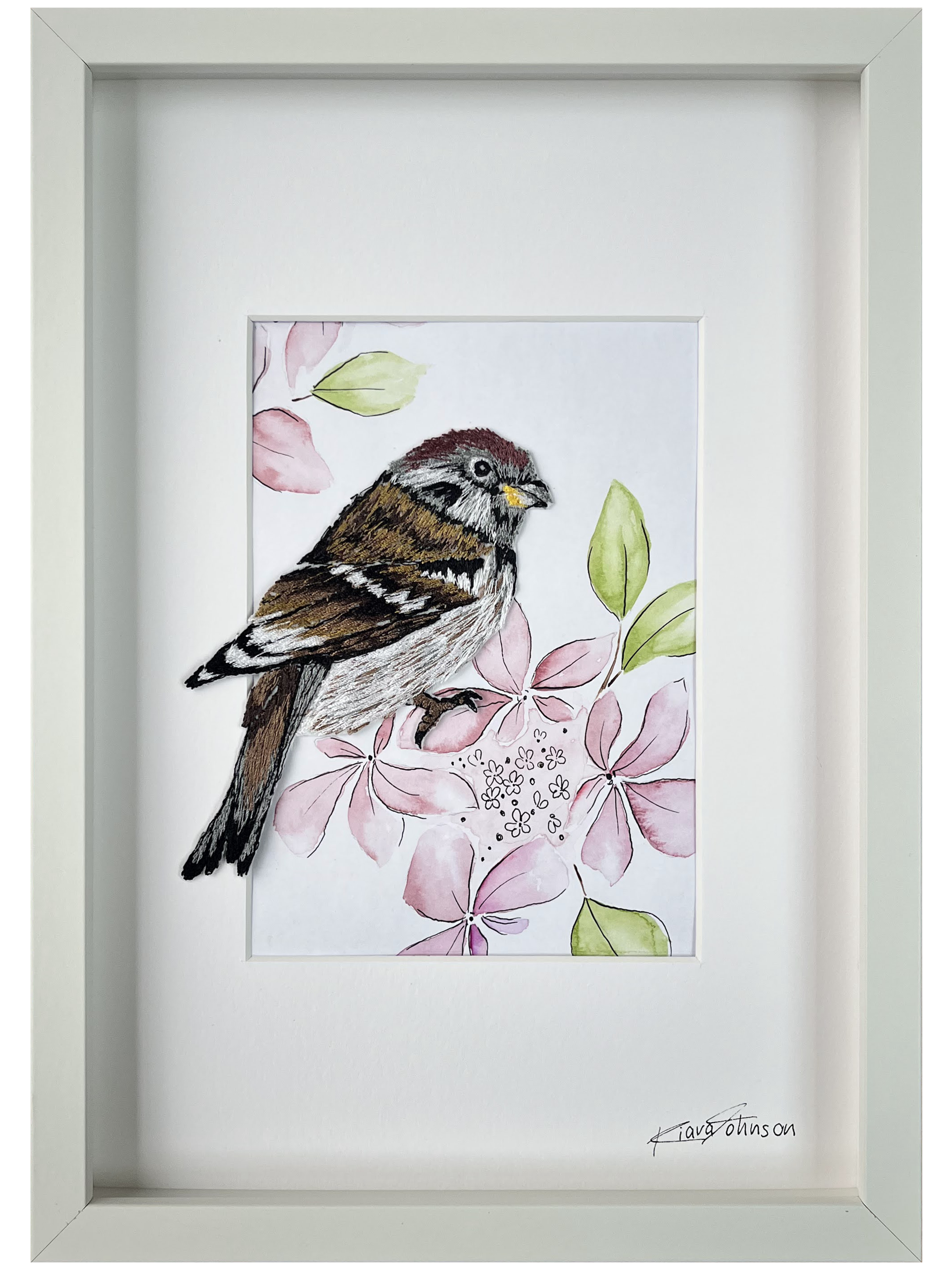 Sparrow Embroidery