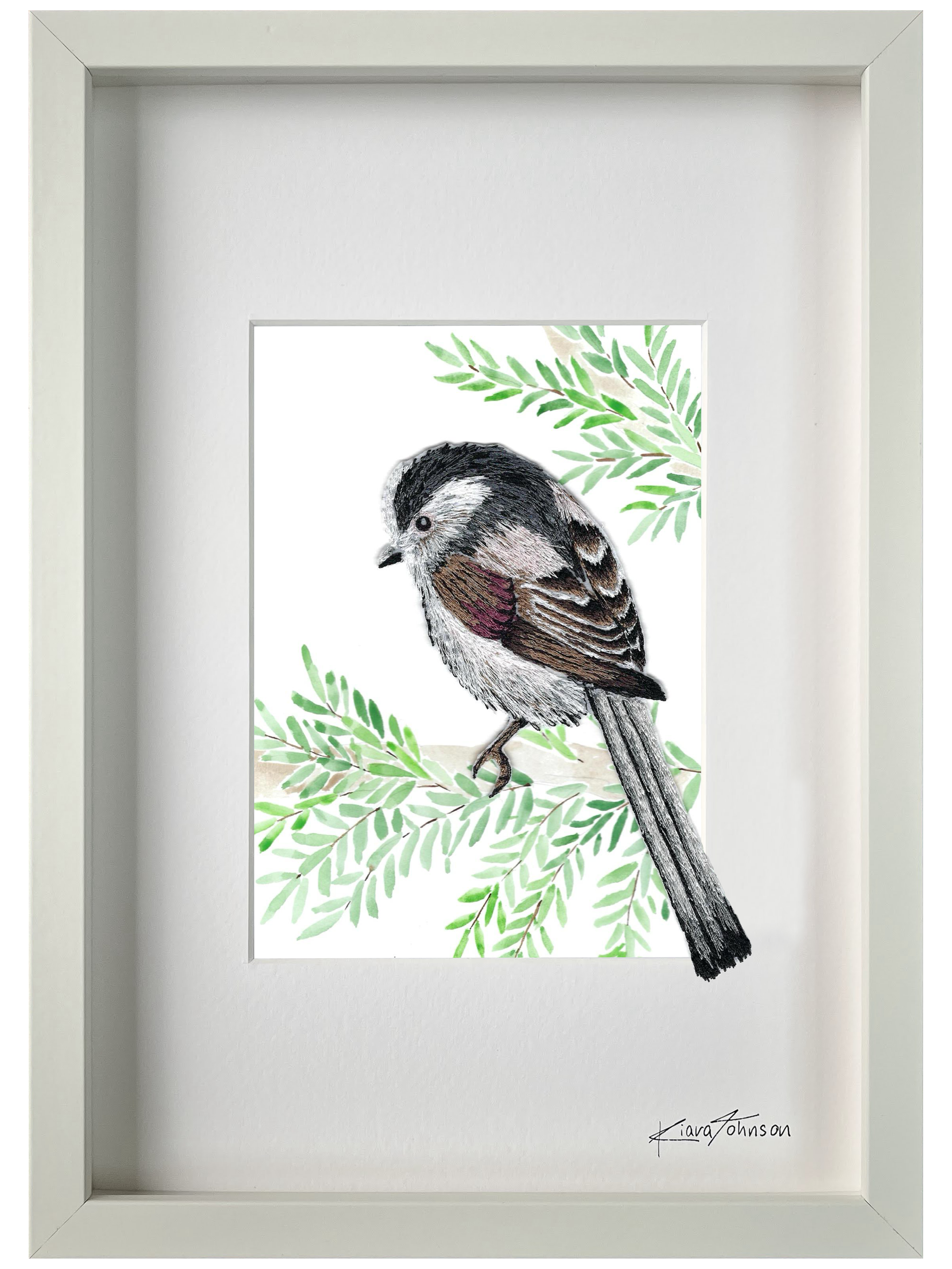 Long-Tailed Tit Embroidery