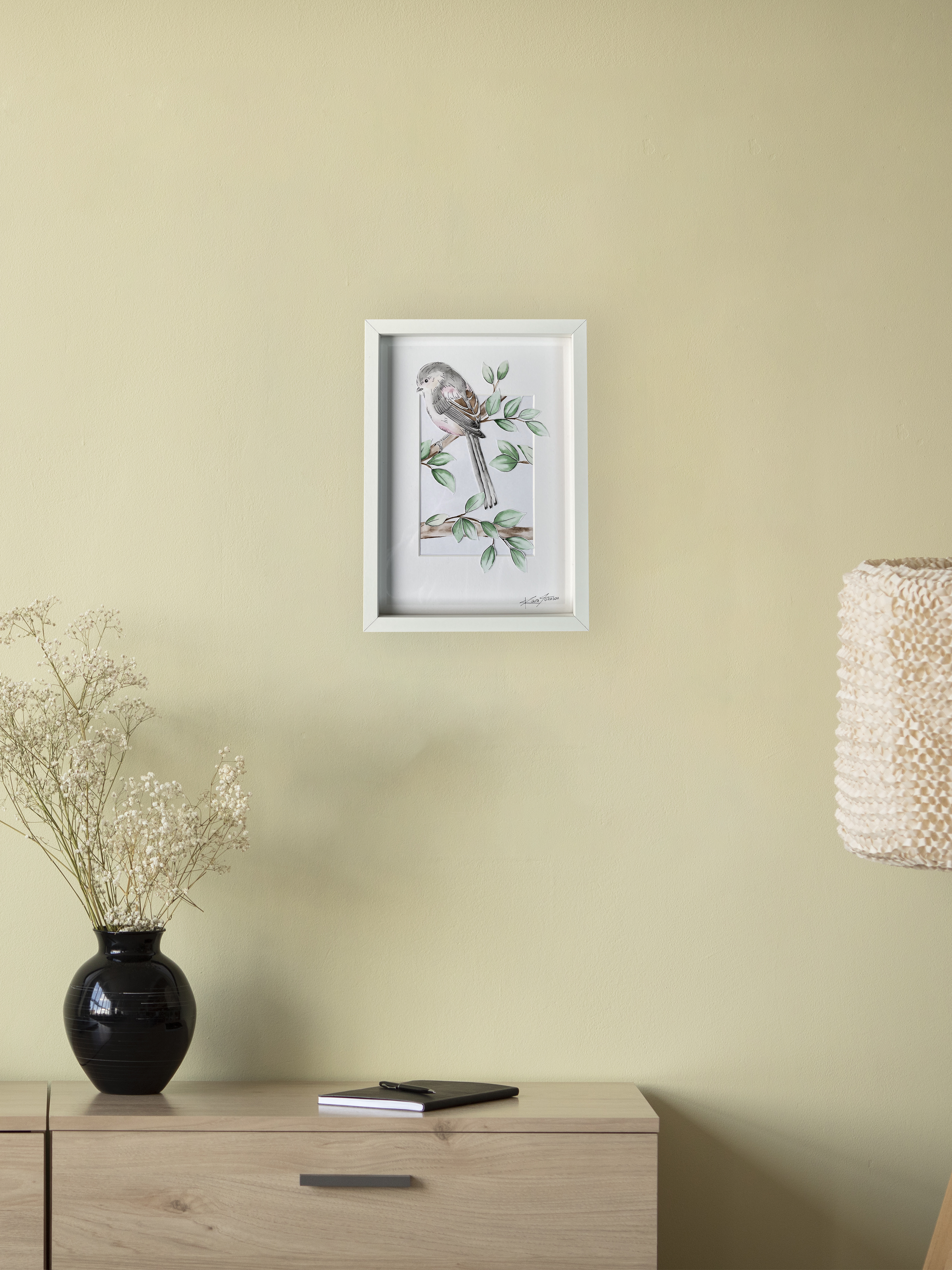 Long Tailed Tit Painting